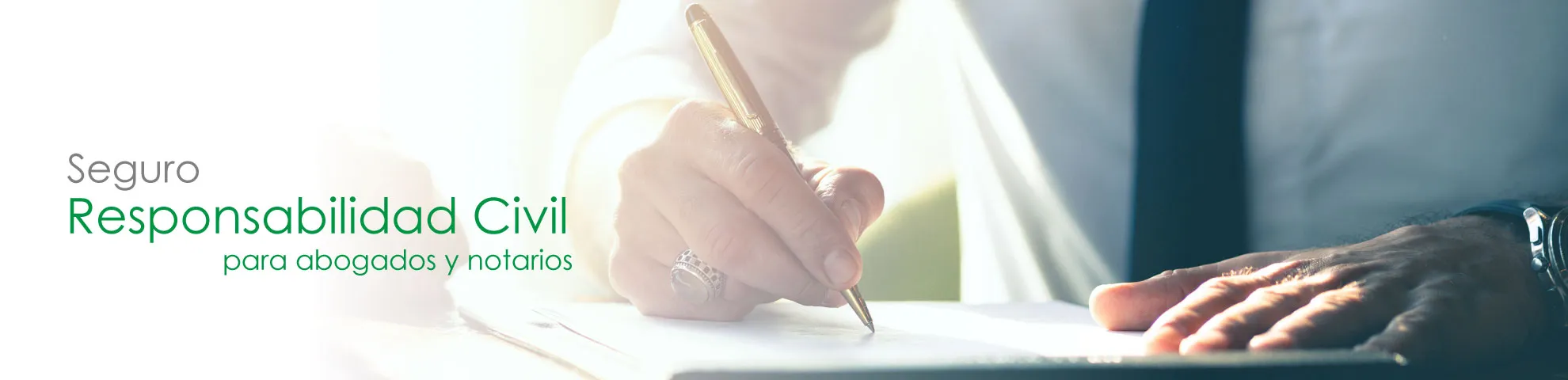 Seguro de responsivilidad civil para abagados y notarios