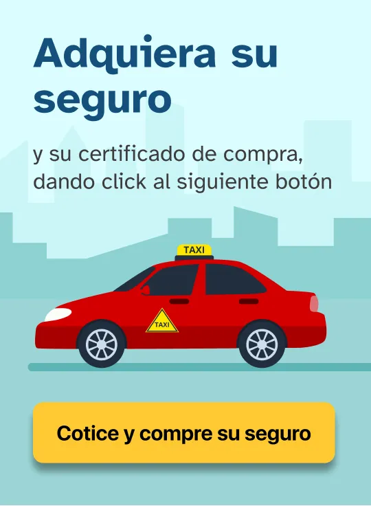 Imagen: Adquiera su seguro y certificado de compra dando click en el banner