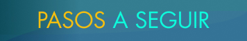 Imagen: Pasos a seguir