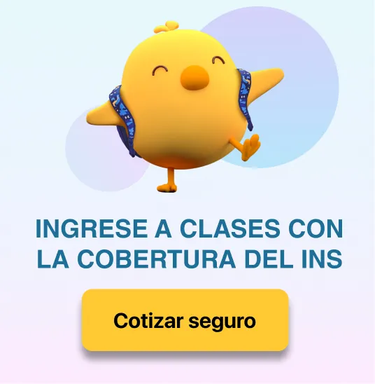 Imagen: Ingrese a clases con la cobertura del INS