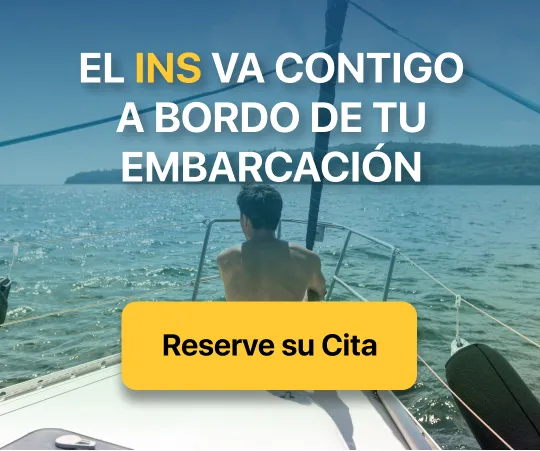 Imagen: El Ins va contigo a borto de tu embarcación, Reserve su cita